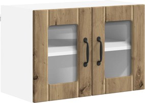 vidaXL Ραφιέρα τοίχου LUCCA Artisan Δρυς 60 x 31 x 40 εκ