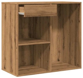 vidaXL Ντουλάπι καλλυντικών Artisan Oak 80x40x75cm Κατασκευασμένο ξύλο