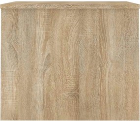 vidaXL Τραπεζάκι Σαλονιού Sonoma Δρυς 80x50,5x41,5 εκ. Επεξεργ. Ξύλο