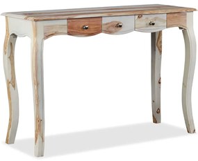 vidaXL Κονσόλα Τραπέζι με 3 Συρτάρια 110x40x76 εκ. Μασίφ Ξύλο Ακακίας