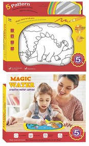 MAGIC WATER ΖΩΓΡΑΦΙΚΗ ΔΕΙΝΟΣΑΥΡΟΙ 30x26x3.5cm ToyMarkt 913189