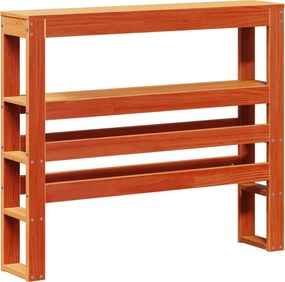 vidaXL Σκελετός Κρεβ. Χωρίς Στρώμα Καφέ Κεριού 75x190 εκ Μασίφ Πεύκο