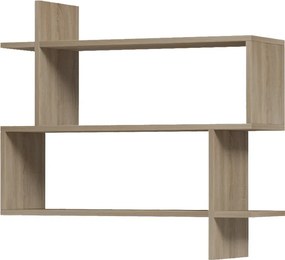 Ραφιέρα τοίχου Paralel pakoworld sonoma 70x22x65,5εκ
