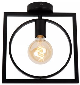 Φωτιστικό Οροφής Lucide 00127-01-30 SUUS Μαύρο Ματ (Black Mat)