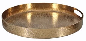 Διακοσμητικός Δίσκος Μεταλλικός Χρυσός Art Et Lumiere Φ35x5εκ. 12101