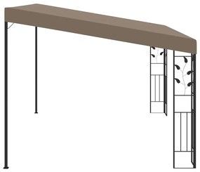 Κιόσκι Επιτοίχιο Taupe 4 x 3 x 2,5 μ. - Μπεζ-Γκρι