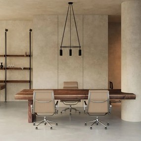 Πολυέλαιος Οροφής Μοντέρνος 6φωτο Cage Tub-E14 Μαύρο