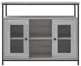 vidaXL Μπουφές Γκρι Sonoma 100x35x80 εκ. από Επεξεργασμένο Ξύλο