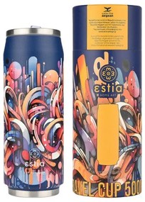 ESTIA ΘΕΡΜΟΣ TRAVEL CUP SAVE THE AEGEAN 500ml VIBRANT VORTEX