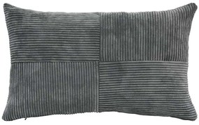 Μαξιλάρι Διακοσμητικό (Με Γέμιση) Parallel 374-225-509 Dark Grey 30X50 Ύφασμα