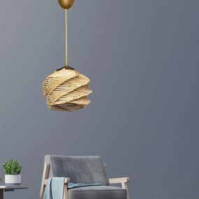 Φωτιστικό Οροφής Μονόφωτο A-G Ruche 390FLH1595 Camel