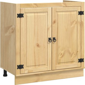 vidaXL Ντουλαπιού (Cabinet) SKI Μέλι Καφέ 80 x 46 x 81 εκ