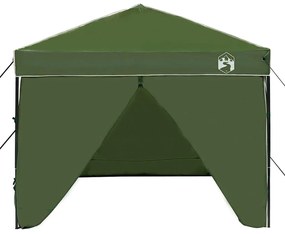 vidaXL Σκηνή Canopy Pop-up Πράσινο 250 x 250 cm ύφασμα