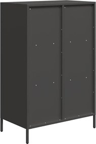 vidaXL Ντουλάπι Μαύρο 68x39x103,5 εκ. από Χάλυβα