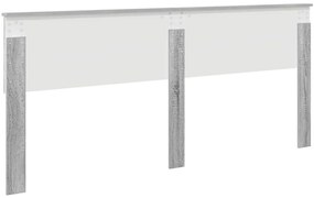 vidaXL Κεφαλάρι Γκρίζο Σονομα 200 cm Επεξεργασμένο ξύλο