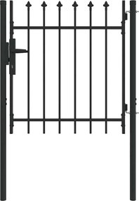 vidaXL Πύλη Φράχτη με κλειδαριά Boxtel Γκρι 103 x 150 cm