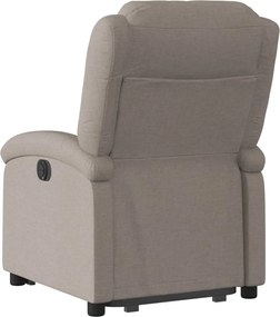 vidaXL Πολυθρόνα Ηλεκτρική Ανακλ.Taupe Υφασμάτινη
