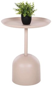 Τραπέζι Βοηθητικό Delbel HM4265.10 Στρογγυλό Φ45,5x58,5cm Ecru Μέταλλο
