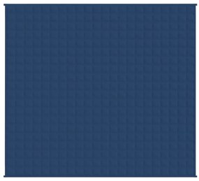vidaXL Κουβέρτα Βαρύτητας Μπλε 220 x 240 εκ. 15 κ. Υφασμάτινη