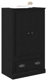 vidaXL Highboard Μαύρη Οξυά 60 x 35,5 x 103,5 εκ. Επεξεργασμένο ξύλο