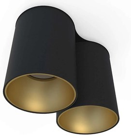 Φωτιστικό Οροφής - Σποτ Eye Tone 8087 2xGU10 10W Black-Gold Nowodvorski Metal, Plastic