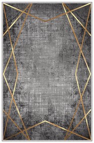Χαλί Hmnt753 474HFT3222 Grey-Gold Conceptum Hypnose 100X200cm