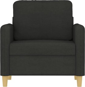 vidaXL Πολυθρόνα Μαύρη 60 εκ. από Ύφασμα