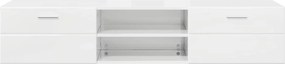 vidaXL Ξύλινο Ντουλάπι 150 x 39 x 30 εκ Σκυρόδεμα Γκρι