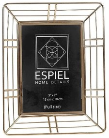 Κορνίζα FAM535 25x20cm Gold Espiel Metal