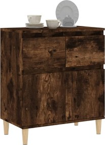 vidaXL Ντουλάπι Καπνιστή Δρυς 60x35x70 εκ. από Επεξεργασμένο Ξύλο