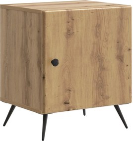 vidaXL Κομοδίνο 2 τεμ. Artisan Δρυς 43 x 34,5 x 50 εκ