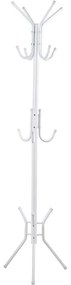 Coat Stand Piero metal white D44x181cm 44x44x181 εκ.