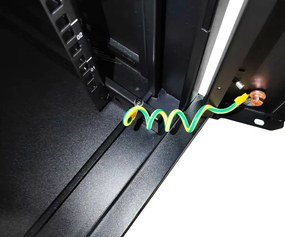 POWERTECH επιτοίχια καμπίνα rack 19" NETW-0037, 600 x 450 x 370mm, 6U