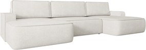 Γωνιακός καναπές Mono U-Λευκό
