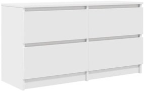 vidaXL Έπιπλο Τηλεόρασης Λευκό 100x35x54 εκ. Επεξεργασμένο Ξύλο