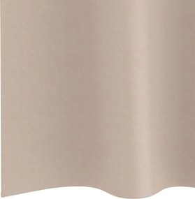 vidaXL Κουρτίνες Μαύρης Ύφανσης με Δαχτυλίδια 2 pcs Taupe