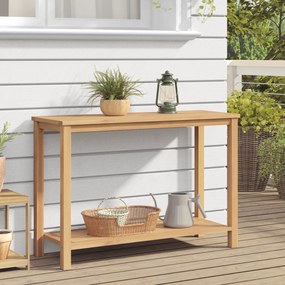 vidaXL Τραπέζι κονσόλας Καφέ 110 x 40 x 45 cm Μασίφ ξύλο teak