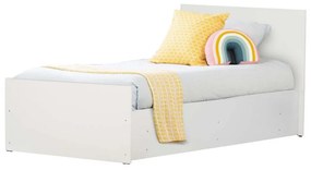 Κρεβάτι Adler HM2433.03 Για Μονό Στρώμα 90x200cm White Μονό Μελαμίνη