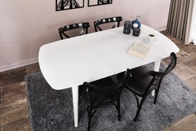 Extendable Dining Table Retro 1193 White