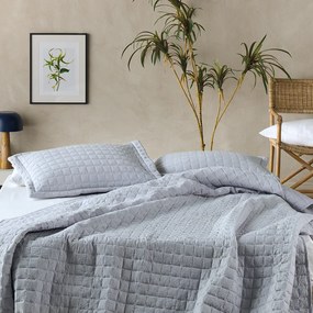 Ζεύγος Μαξιλαροθήκες Καπιτονέ (50x70) Kentia Vegas 2224 Grey