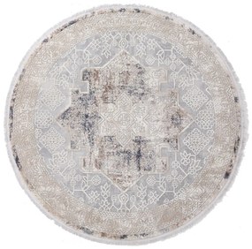 Χαλί Allure 17519 Round Beige-Grey Royal Carpet 160X160 Round