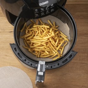 Σετ τακάκια για Air Fryer NoStik 1EEE774, 2 τμχ, 23,5/25,5 cm, Επαναχρησιμοποιήσιμα, Μπεζ