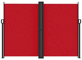 vidaXL Σκίαστρο Πλαϊνό Συρόμενο Κόκκινο 180 x 600 εκ.