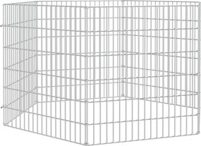 vidaXL Περίφραξη Ζώων Ελεύθερης Βοσκής 6 Πάνελ 54x60 εκ. Γαλβ. Σίδερο