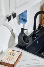 Stewehome κεραμική υγρή σαπουνοθήκη με σφουγγαροθήκη