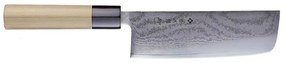 Μαχαίρι Nakiri Shippu FD-598 16,5cm Από Δαμασκηνό Ατσάλι Silver-Natural Tojiro Ατσάλι,Ξύλο