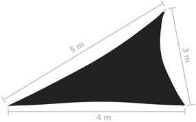 ΠΑΝΙ ΣΚΙΑΣΗΣ ΤΡΙΓΩΝΟ ΜΑΥΡΟ 3 X 4 X 5 Μ. ΑΠΟ ΎΦΑΣΜΑ OXFORD 135778