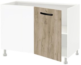 Corner floor cabinet Emma 100 cm Γκρί