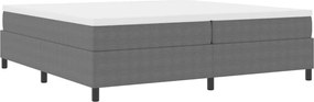 vidaXL Κρεβάτι πλατφόρμα Ανοιχτό γκρι 200 x 200 cm