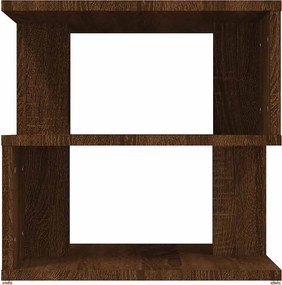 vidaXL Βοηθητικό Τραπέζι Καφέ Δρυς 40x40x40 εκ. Επεξεργασμένο Ξύλο